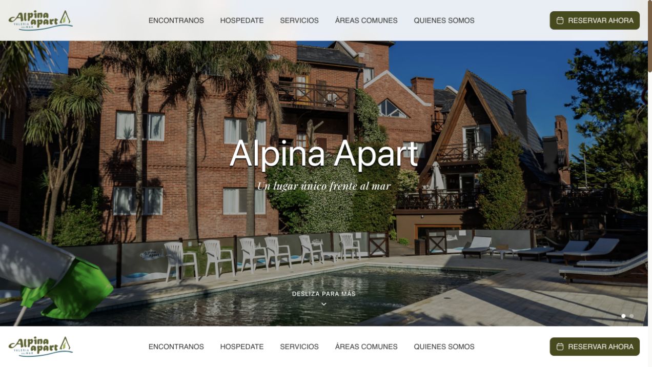Alpina Apart website homepage