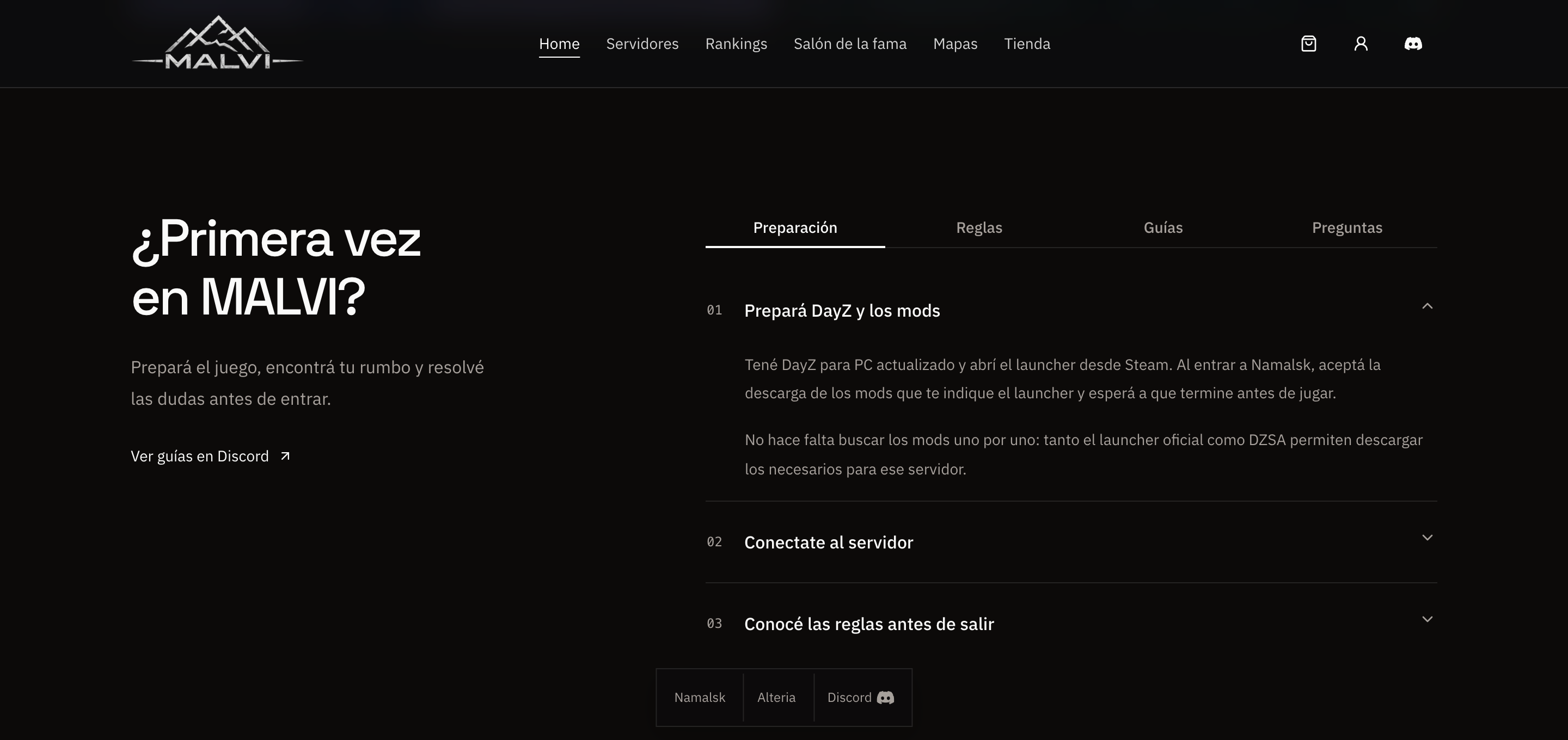 MALVI: Getting started guide